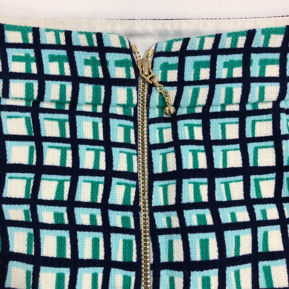 Kate Spade Judy Check Plaid Pencil Skirt Size 0 - Picture 5 of 12